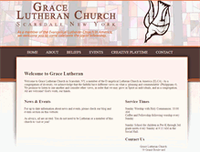 Tablet Screenshot of gracelutheranscarsdale.org